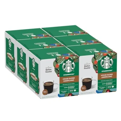 Abbildung von STARBUCKS House Blend by Nescafé Dolce Gusto, Mittlere Röstung, Kaffeekapseln 6 x 12 (72 Kapseln)