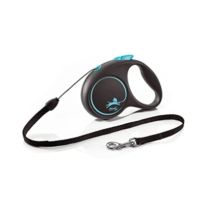 Abbildung von flexi Flexileine BLACK DESIGN Seil blau