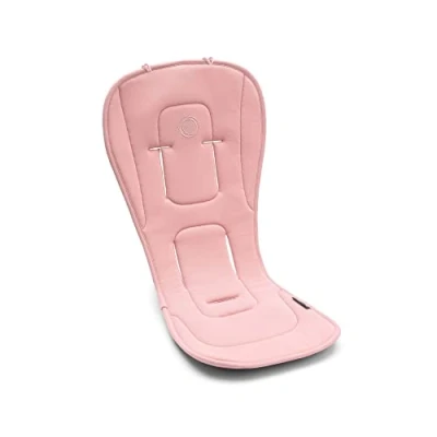 Abbildung von Bugaboo Duo Komfort Sitzauflage für alle Jahreszeiten, verbesserte Passform, kompatibel mit allen Kinderwagen, wendbar, superweiches 3D Mesh, Morning Pink