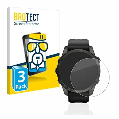 Abbildung von BROTECT Schutzglas für Garmin Epix Pro (Gen 2) (42 mm) (3 Stück) Schutzfolie Panzer Folie Glas [Extrem Kratzfest 9H, Anti Fingerprint,