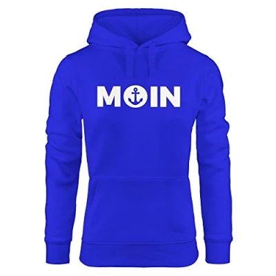 Abbildung von MoonWorks Hoodie Trend Kapuzen Pullover Damen Moin mit Anker Moonworks®