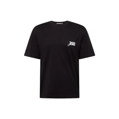 Abbildung von JACK&amp;JONES Herren JORARUBA AOP Back Tee SS Crew T Shirt, Black, M