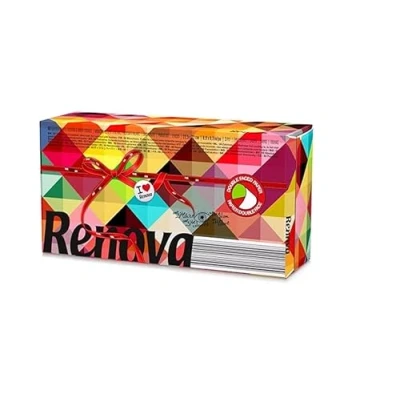 Abbildung von RENOVA TWO COLOUR Facial 80 Tissues