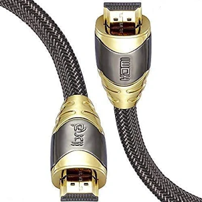 Abbildung von 8K HDMI Kabel Ultra HDTV 2m, 48 Gbit/s, 4K@120Hz / 8K@60Hz, Dynamic HDR 10+, eARC, Variable Refresh Rate (VRR), Dolby Vision, Premium Kabel, 2 Meter IBRA Luxury Gold