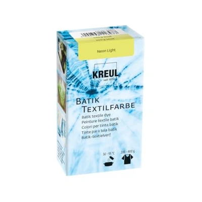 Abbildung von KREUL 98521 Batik Textilfarbe Neon Light, 70 g, Farbpulver zum Batiken und Färben von Textilien