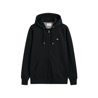 Abbildung von GANT REG Shield FULL Sweatjacke, Herren, Größe: XXL, Black