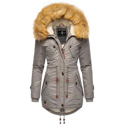 Abbildung von Navahoo LA VIVA Wintermantel, Damen, Größe: Large, Zinc grey