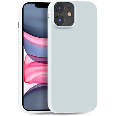 Abbildung von MyGadget Hülle kompatibel mit iPhone 11 robuste Handyhülle TPU Case Slim Silikonhülle Back Cover Kratzfest Schutzhülle matt Weiß