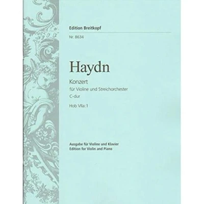 Abbildung von Violinkonzert C dur Hob VIIa:1 Ausgabe für Violine und Klavier (EB 8634)