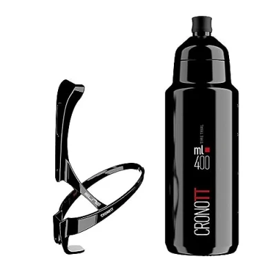 Abbildung von Elite Unisex Erwachsene Crono TT Trinkflasche, Schwarz, One Size