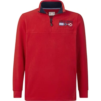 Abbildung von Jan Vanderstorm Sietse Fleecepullover, Herren, Größe: 3XL, Rot