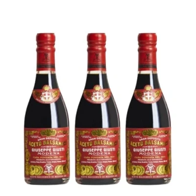 Abbildung von Giusti Balsamico Essig aus Modena IGP 3 Goldmedaillen x 250 ml Champagnotta