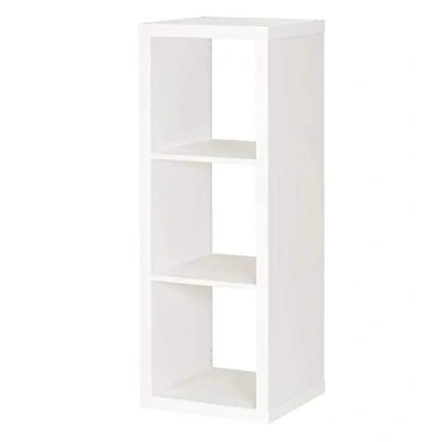 Abbildung von Ikea Kallax Regal, Bücherregal, Wandregal, Raumteiler in weiß (42 x 112 cm)