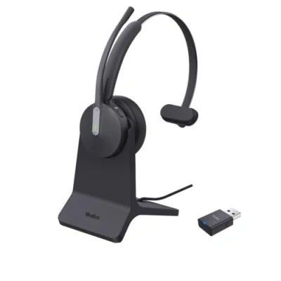 Abbildung von Yealink Network Headset WH64 Hybrid Dual Teams inkl. Ladeständ