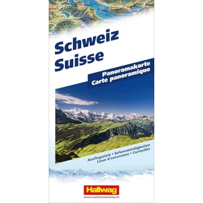 Abbildung von Hallwag Panoramakarte Schweiz: Faszinierende Landschaftskarte mit 3D Darstellung (Hallwag Panoramakarten)