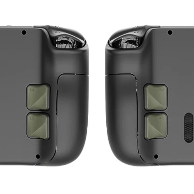 Abbildung von Skull &amp; Co. Back Button Enhancement Set for Steam Deck, Handle Grip Pads Improvement Protection Kit Deck OD Green, 4pcs