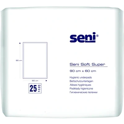 Abbildung von SENI Soft Super Bettschutzunterlage 60x9 25 St