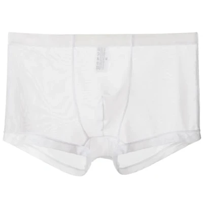 Abbildung von lclvld Herren Sexy Boxershorts Hosen Sheer Durchsichtig Unterhose Dessous Transparente