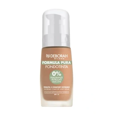 Abbildung von Deborah Pure Formel Nr. 3.3 Gold, ohne Parabene, Halt und Extremkomfort mit Anti Verschmutzungsfilter, SPF15 30 ml