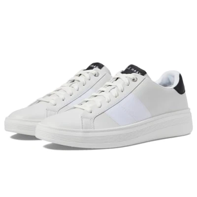 Abbildung von Cole Haan Grand Crosscourt Premier Herren Sneaker, Weiß/Schwarz/Weiß, 47 EU