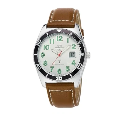 Abbildung von MASTER TIME Funkuhr Super Power Sporty, MTGA 10856 41L, Armbanduhr, Quarzuhr, Herrenuhr, Datum, Leuchtzeiger