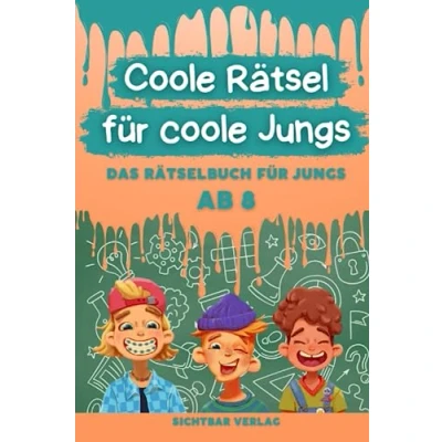 Abbildung von coole Rätsel für Jungs: Das Rätselbuch Kinder ab 8 (Konzentration fördern durch Labyrinthe, Buchstabengitter, Sudoku und Fehlersuche)
