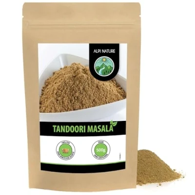 Abbildung von Tandoori Masala Gewürzmischung (500g), typisch indische Gewürzmischung, wiederverschließbare Verpackung