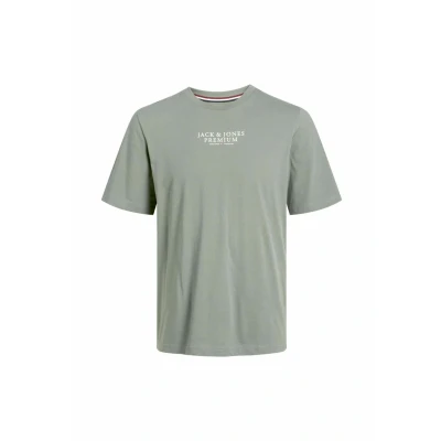 Abbildung von Jack &amp; Jones Premium Jprbluarchie SS CREW NECK NOOS Tshirt print, Herren, Größe: Small, Iceberg green