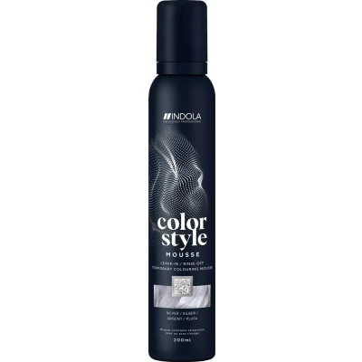 Abbildung von Indola Color Style Mousse 200 ml Silber