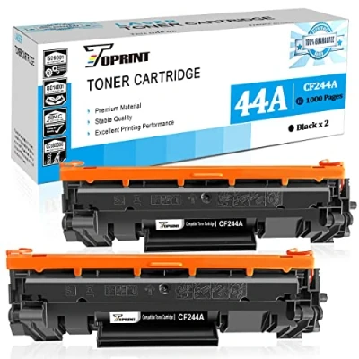 Abbildung von TOPRINT 44A CF244A Kompatible Tonerkartuschen Druckkartuschen 2 Schwarz 1000 Seiten für HP Laserjet Pro M15 M15a M15w M16 M16a M16w, MFP M28 M28a M28w M29 M29a M29w Drucker