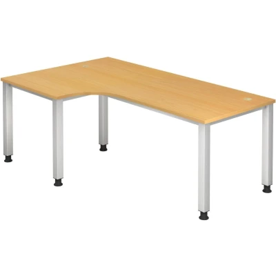 Abbildung von HAMMERBACHER höhenverstellbarer Schreibtisch VQS82/6/S buche