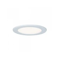 Abbildung von Paulmann 92062 LED Einbaupanel rund incl. 1x12 Watt IP44 Panel Weiß Deckenleuchte Kunststoff Wohnzimmerlampe 2700 K
