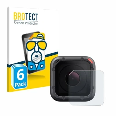 Abbildung von BROTECT Entspiegelungs Schutzfolie für GoPro Hero 5 Session Linse (Gehäuse) (6 Stück) Matte Displayschutz Folie, Anti Reflex, Fingerprint