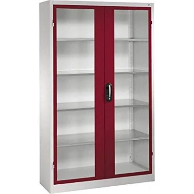 Abbildung von CP Werkzeugschrank 8930055S10015 Fenstertür 1950x1200x400mm lichtgrau/