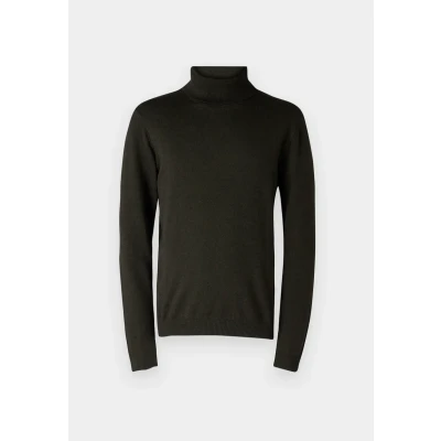 Abbildung von Jack &amp; Jones Jjebasic KNIT ROLL NECK Strickpullover, Herren, Größe: XS, Forest night