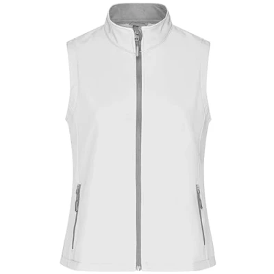 Abbildung von James &amp; Nicholson Damen Softshell Weste Taillierte aus atmungsaktivem Farbe: white/white Grösse: XL