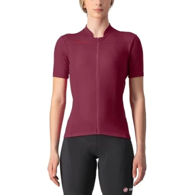 Abbildung von CASTELLI Damen anima 3 jersey Sweatshirt, Bordeaux/Rot, L EU