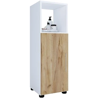 Abbildung von VCM Midischrank Holz Badmöbel Badschrank Bad Flandu (1 St)