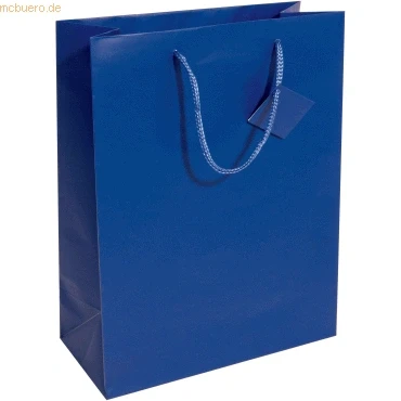 Abbildung von Sigel Geschenktasche Large ultramarinblau 260x330x120mm