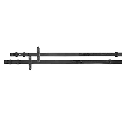 Abbildung von Passier Zügel Comfort Schwarz/Silber Warmblut