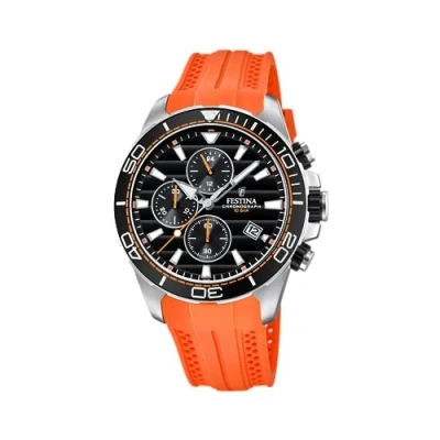 Abbildung von Festina Chronograph, Quarzuhr, Armbanduhr, Herrenuhr, analog, Tag, Stoppfunktion