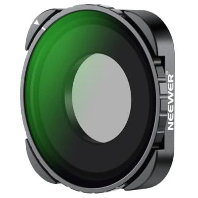 Abbildung von NEEWER Drehbarer CPL Filter für Hero 13, Mehrschichtvergütetes optisches HD Glas Action Kamera Einstellbarer Zirkularpolarisator Polarisationsfilter Kompatibel mit GoPro 13 12 11 10 9, FL GP23