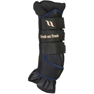 Abbildung von Back on Track Stallgamaschen Royal Quick Wraps Deluxe Schwarz/Marineblau