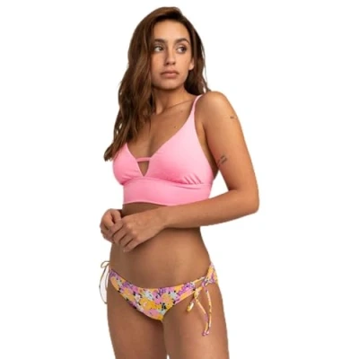 Abbildung von Billabong SOL Searcher V NECK Bikinitop, Damen, Größe: XS, Pink daze