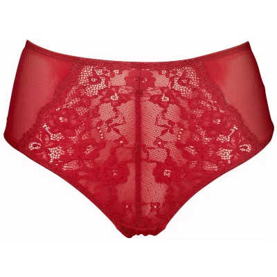 Abbildung von After Eden D cup &amp; up Panty BO mit floraler Spitzenverzierung