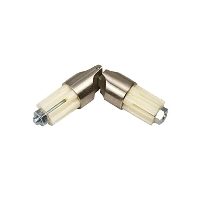 Abbildung von iso design Edelstahl Gelenkverbinder für 20 mm Ø Gardinenstangen