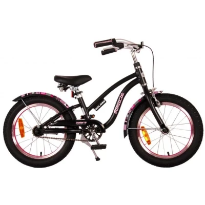 Abbildung von Miracle Cruiser Kinderfahrrad Mädchen 16 Zoll Mattschwarz Prime Collection