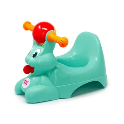 Abbildung von OKBABY Spidy Kinder Töpfchen mit ergonomischem Sitz, Hasenform, Türkis