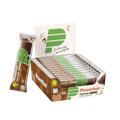 Abbildung von Powerbar Protein Plus Low Sugar Vegan Peanut Choc 12x42g Riegel