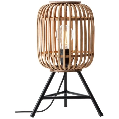 Abbildung von Brilliant Tischleuchte Woodrow, ohne Leuchtmittel, Tischlampe hellbraun